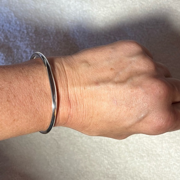 Vintage Taxco Sterling Silver bracelet cuff - Picture 2 of 11